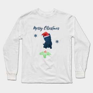 Christmas Westie - West Highland White Terrier Long Sleeve T-Shirt